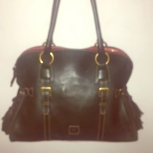 Dooney & Bourke Forest Green Leather Satchel